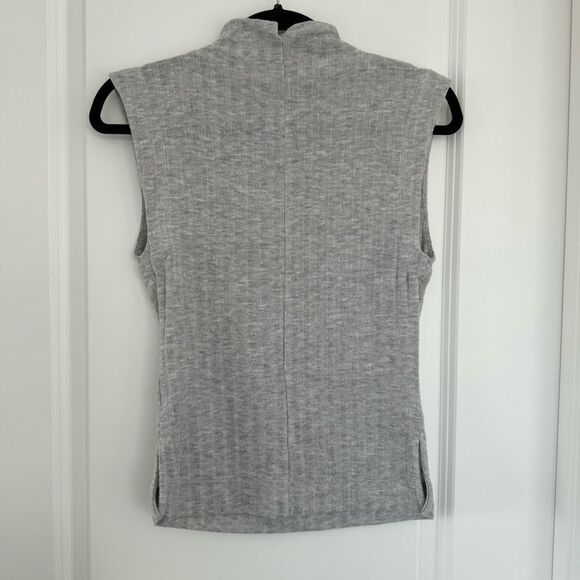 FREE PEOPLE | Sleeveless Ribbed Mockneck Knit Top - Picture 3 of 7